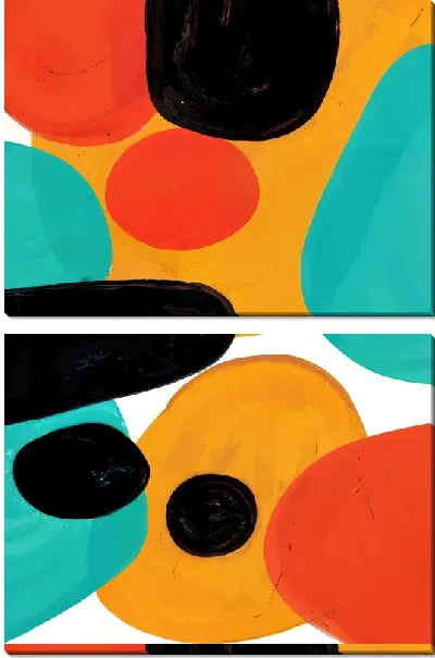 Модульная картина Геометрические фигуры №5