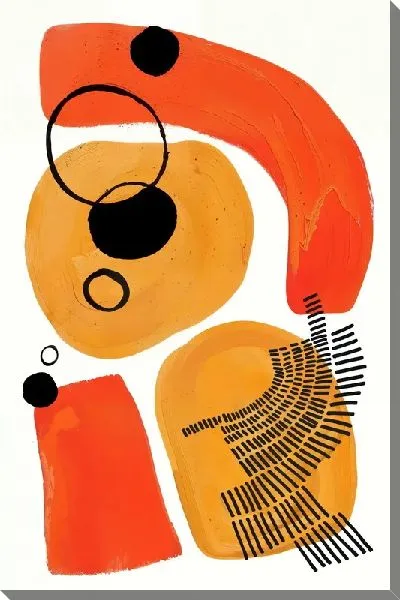 Картина маслом Геометрические фигуры №12