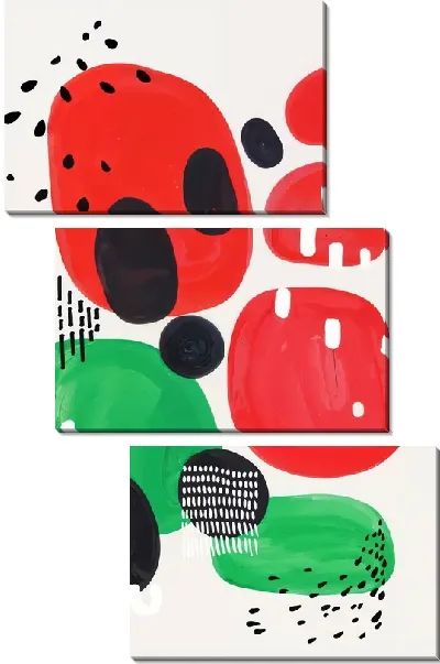 Модульная картина Геометрические фигуры №14