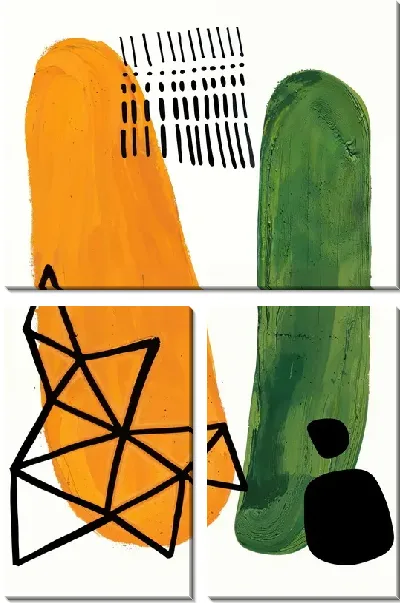 Модульная картина Геометрические фигуры №16