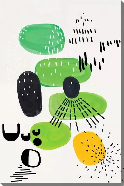 Картина маслом Геометрические фигуры №29