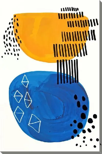 Картина маслом Геометрические фигуры №33