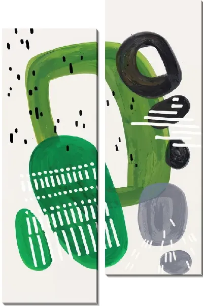 Модульная картина Геометрические фигуры №35