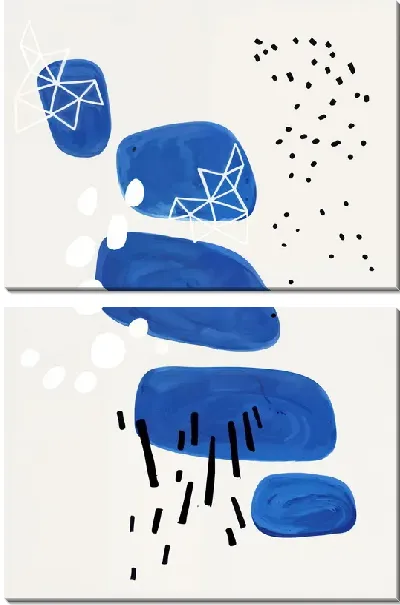 Модульная картина Геометрические фигуры №38