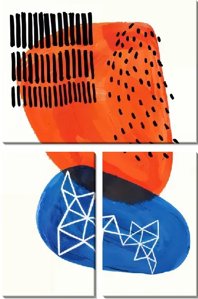 Модульная картина Геометрические фигуры №42