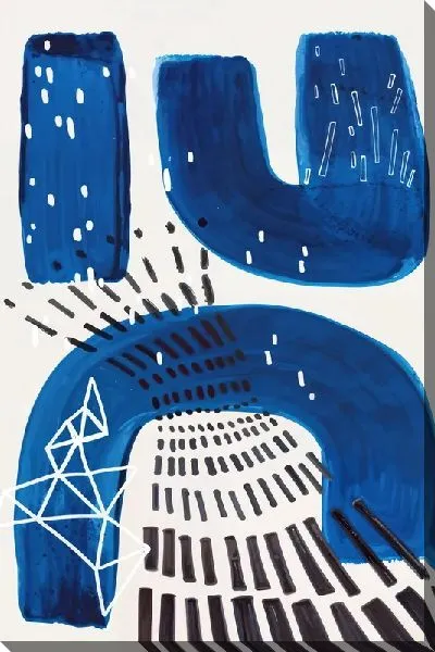 Картина маслом Геометрические фигуры №43