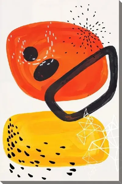 Картина маслом Геометрические фигуры №44