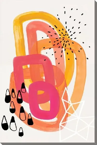 Картина маслом Геометрические фигуры №47