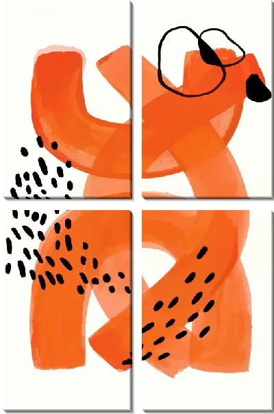 Модульная картина Геометрические фигуры №50