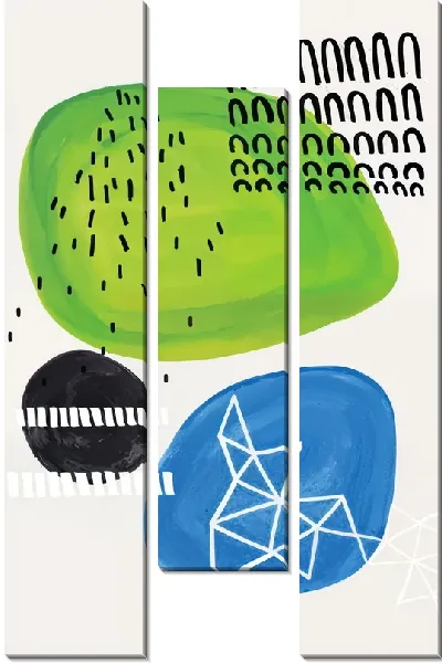 Модульная картина Геометрические фигуры №52