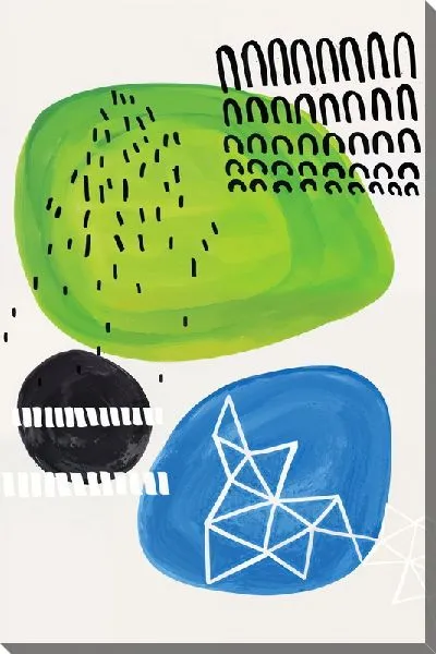 Картина маслом Геометрические фигуры №52