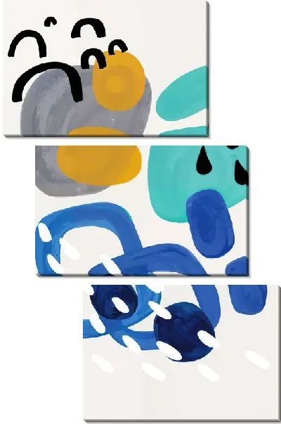 Модульная картина Геометрические фигуры №55