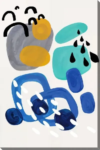 Картина маслом Геометрические фигуры №55