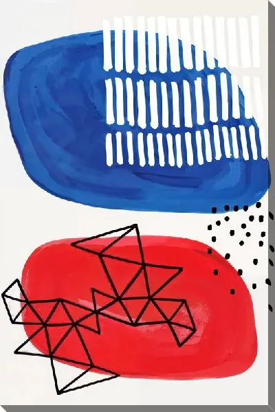 Картина маслом Геометрические фигуры №59