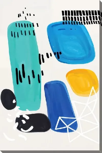 Картина маслом Геометрические фигуры №61