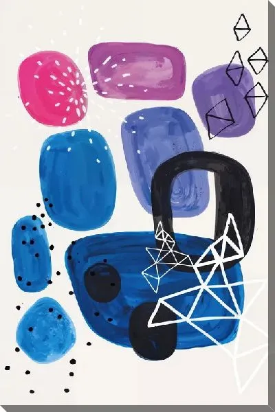 Картина маслом Геометрические фигуры №68