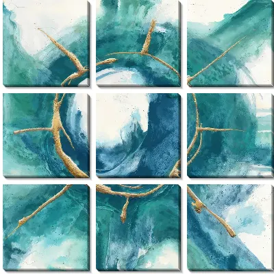 Модульная картина Круговой арт №20