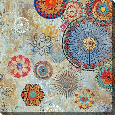 Картина маслом Круговой арт №35