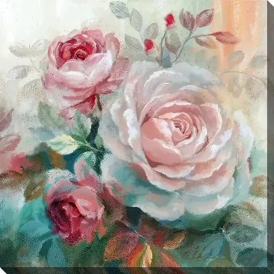 Картина маслом Розы №505