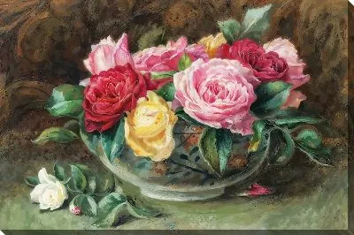 Картина маслом Розы №509