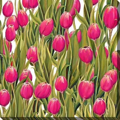 Картина маслом Тюльпаны №313