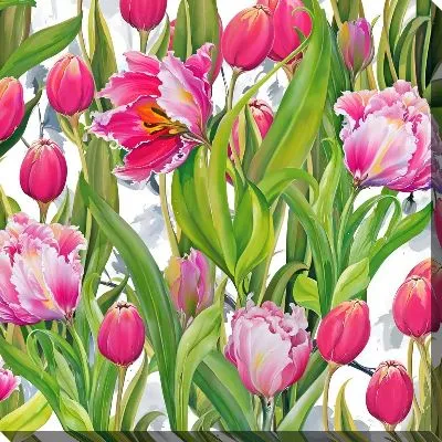 Картина маслом Тюльпаны №314