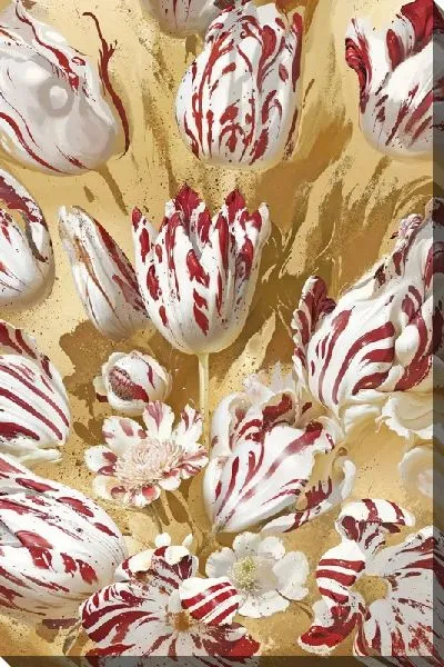 Картина маслом Тюльпаны №318