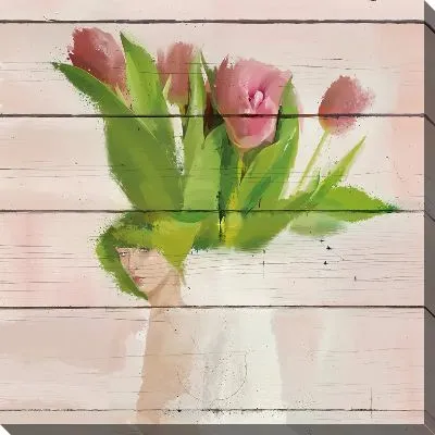 Картина маслом Тюльпаны №322