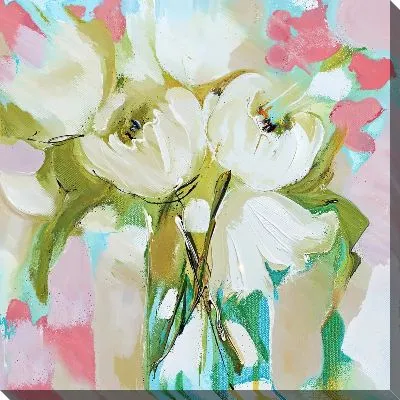 Картина маслом Тюльпаны №326