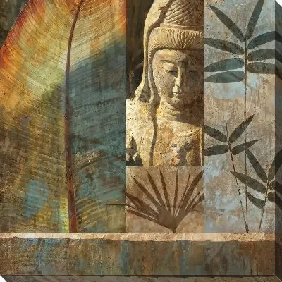 Картина маслом Листья тропиков №2