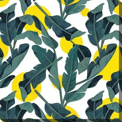 Картина маслом Листья тропиков №12