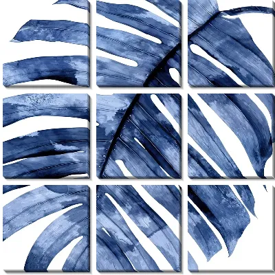 Модульная картина Листья тропиков №14
