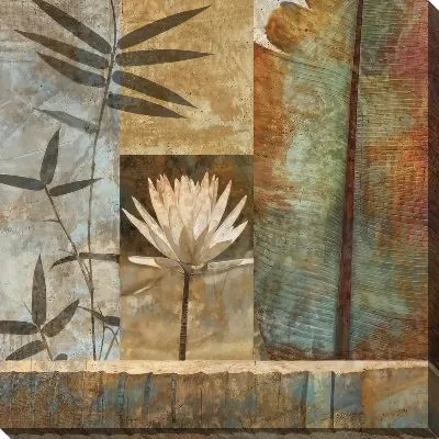 Картина маслом Листья тропиков №33