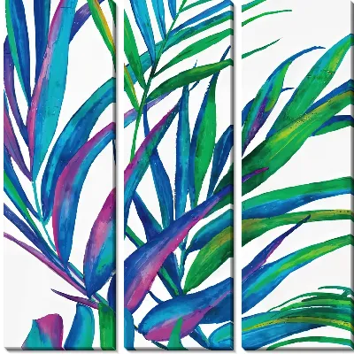 Модульная картина Листья тропиков №35