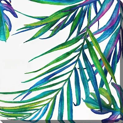 Картина маслом Листья тропиков №36