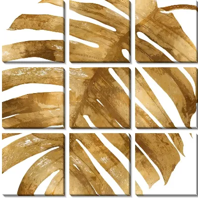 Модульная картина Листья тропиков №39