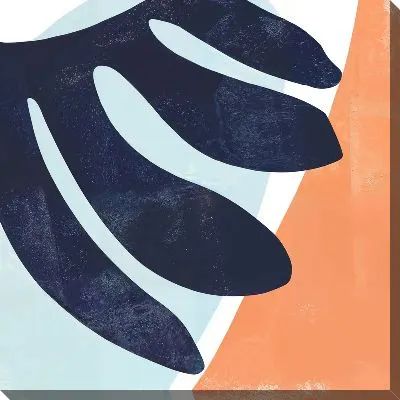 Картина маслом Листья тропиков №40