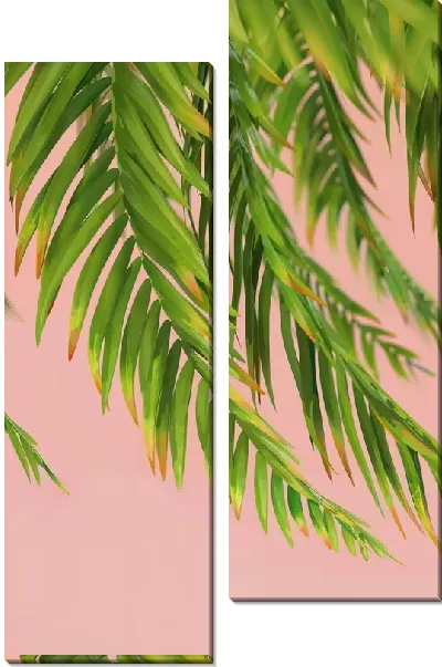 Модульная картина Листья тропиков №48