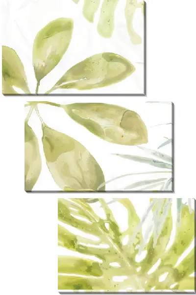 Модульная картина Листья тропиков №49