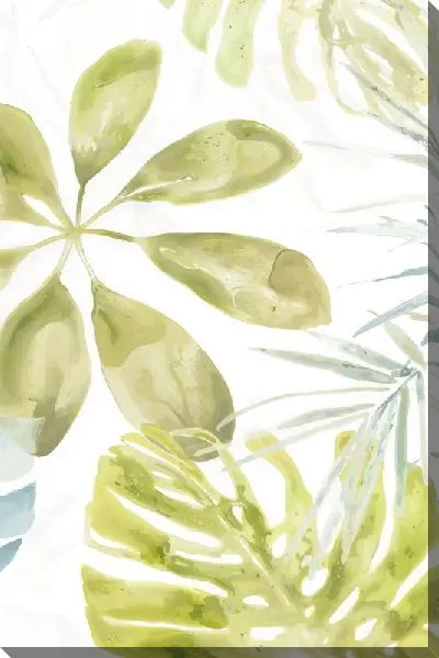 Картина маслом Листья тропиков №49