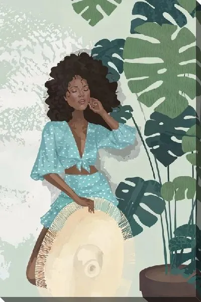 Постер Листья тропические №122