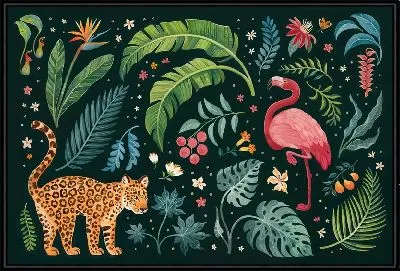 Картина Листья тропические №124