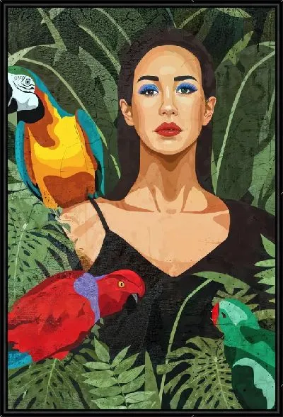 Картина Листья тропические №125