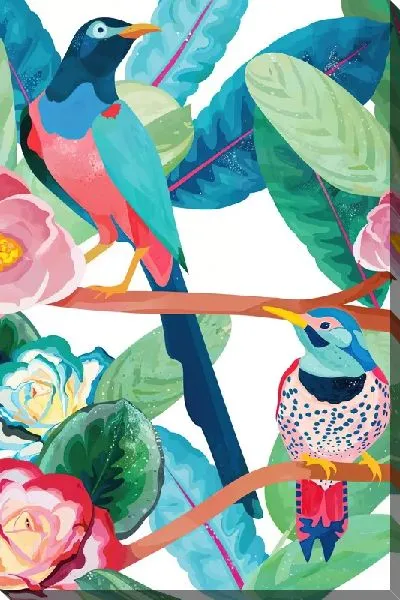 Картина маслом Листья тропические №126