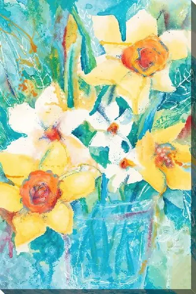 Картина маслом Нарцисс №52