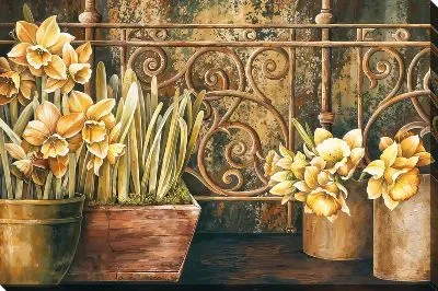 Картина маслом Нарцисс №57