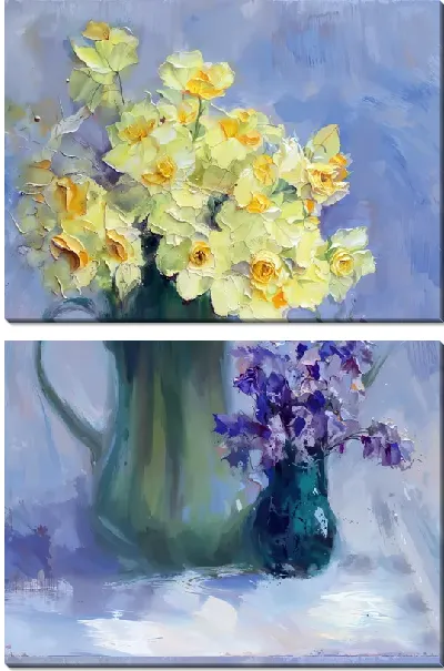 Модульная картина Нарцисс №60