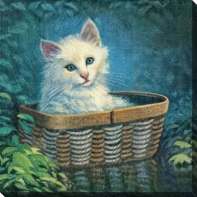 Картина маслом Кошачья жизнь №1