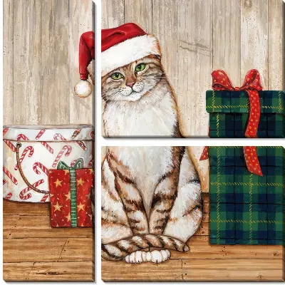 Модульная картина Кошачья жизнь №2