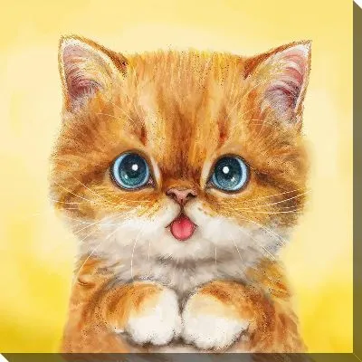 Картина маслом Кошачья жизнь №6